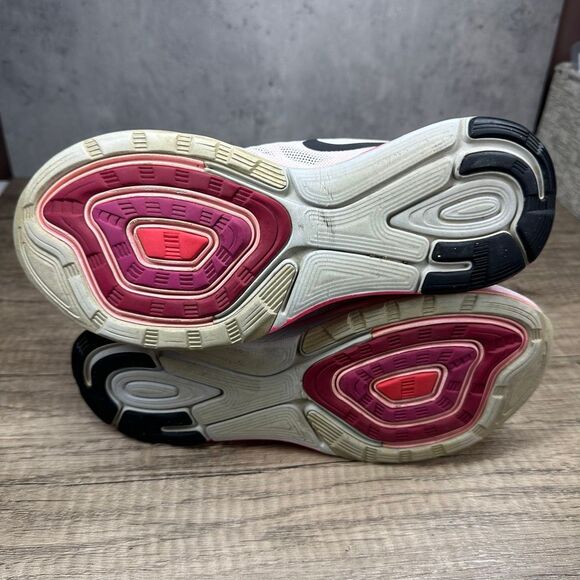 Nike~Women's~Lunar glide 6 Pink/White Running Shoe (654434-106)~Size 7.5 - Picture 7 of 8